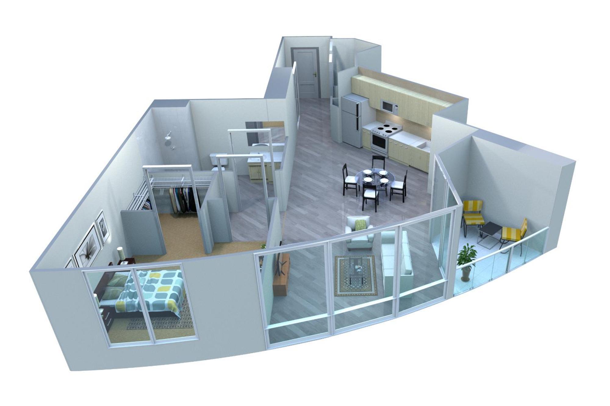 Placemakr Premier Sobro Нэшвилл Экстерьер фото 3D floor plan